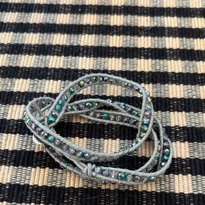 J. Jill Iridescent Gray Wrap Bracelet
